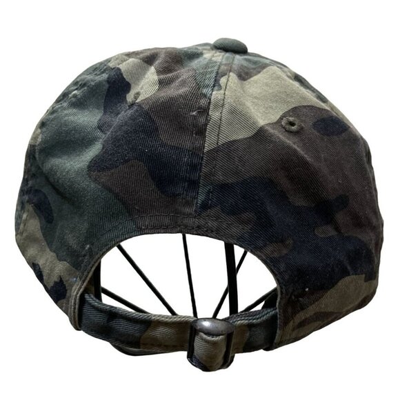 District "Theta" Ball Cap Camo Green Brown Adjustable Cotton One Size - Picture 4 of 10